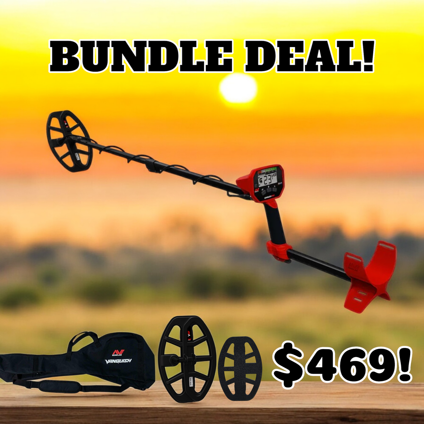 Minelab Vanquish 340 Metal Detector