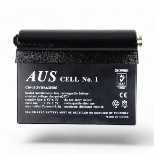 Dome Top Battery Assembly 6V 15aH - Suits SD/GP Series